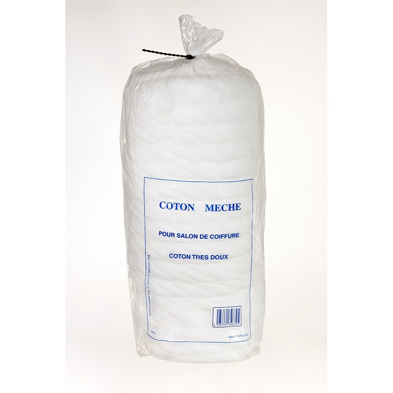 COTON MECHES SACHET DE 1 KILO 100% COTON