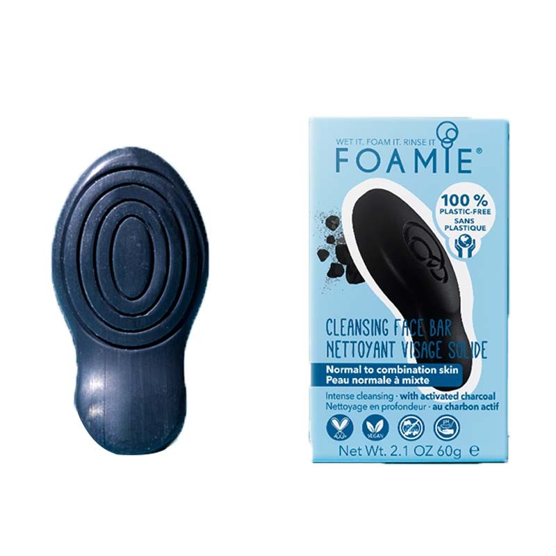 FOAMIE® - FOAMIE NETTOYANT VISAGE 60G - CHARBON - FACE BAR TOO COAL TO BE TRUE