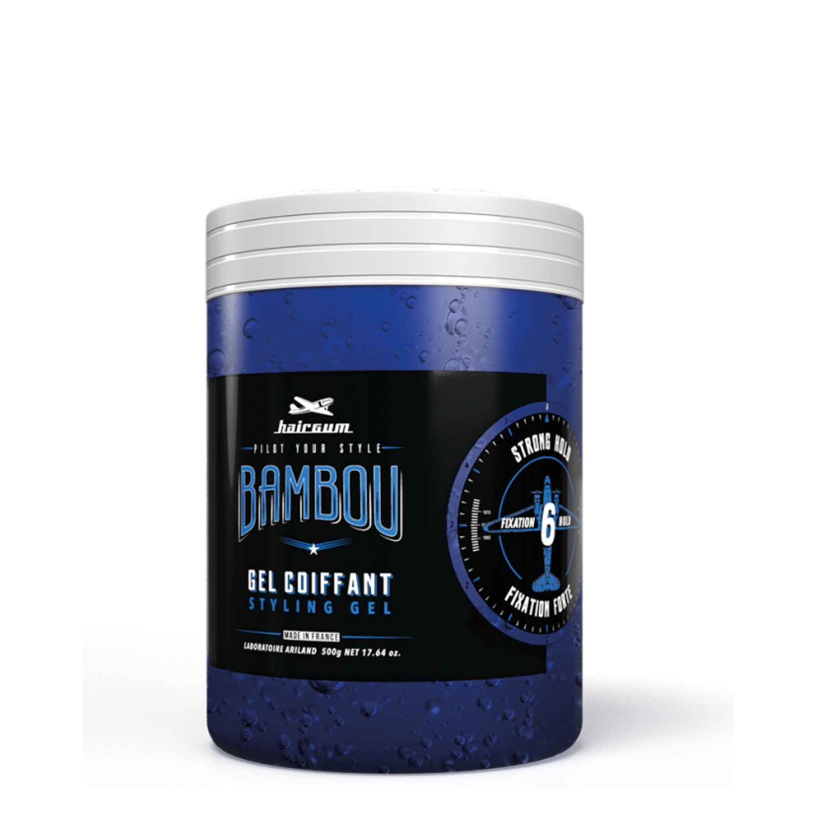 HAIRGUM - HAIRGUM GEL 500G - BAMBOU FIXANT FORT