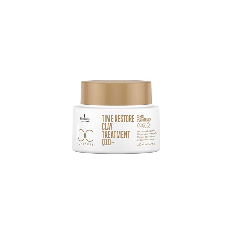 SCHWARZKOPF - BONACURE CLEAN MASQUE 200ML - TIME RESTORE