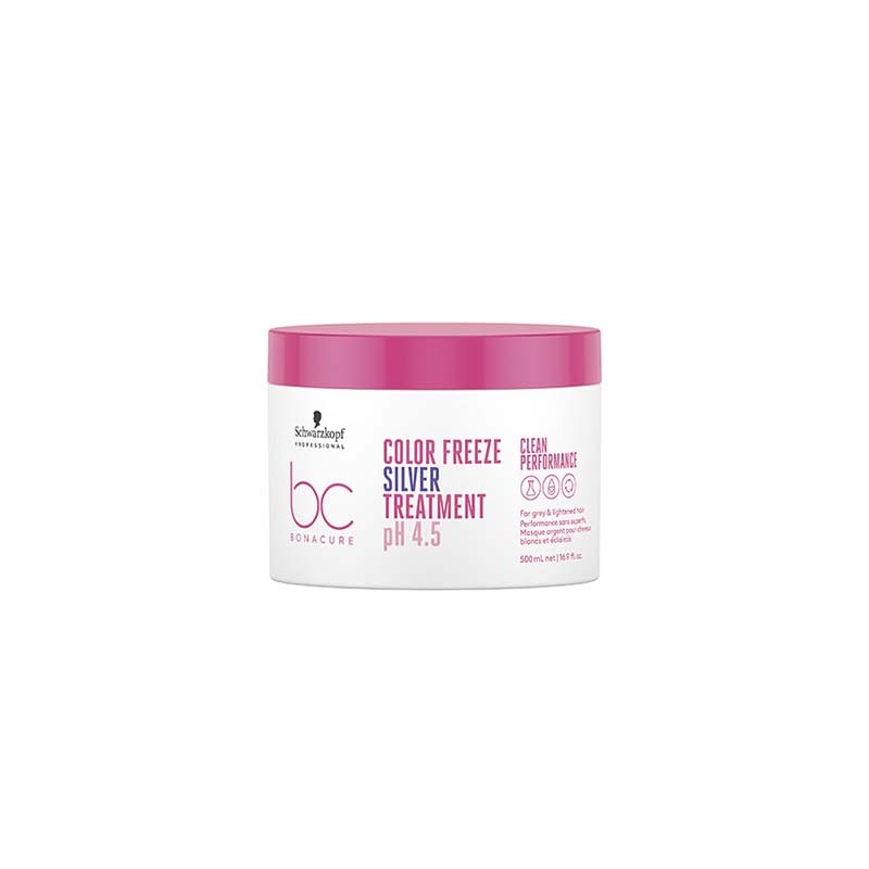 SCHWARZKOPF - BONACURE CLEAN MASQUE 500ML - COLOR FREEZE SILVER