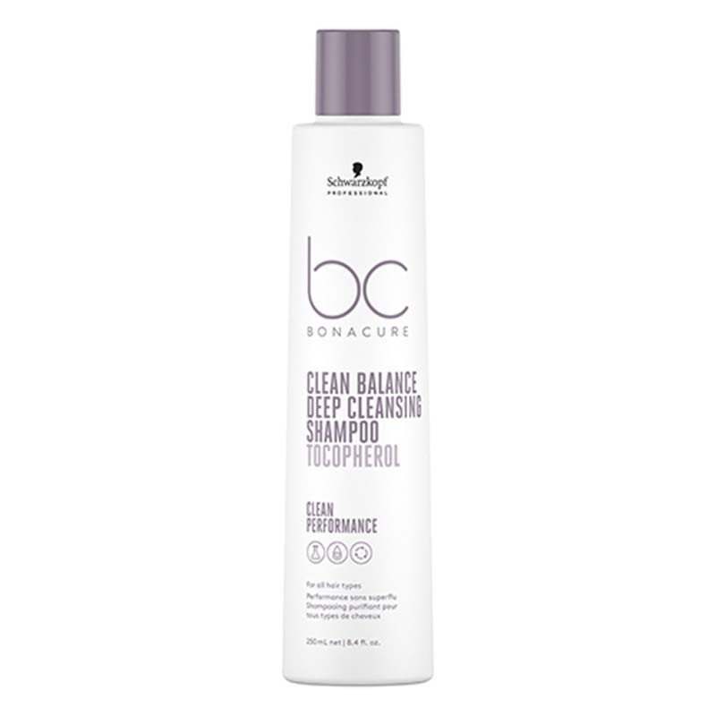 SCHWARZKOPF - BONACURE CLEAN SHAMPOING 250ML - DEEP CLEAN