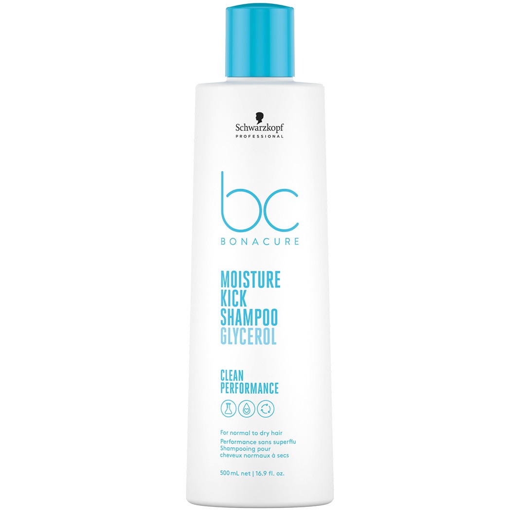 SCHWARZKOPF - BONACURE CLEAN SHAMPOING 500ML - MOISTURE KICK