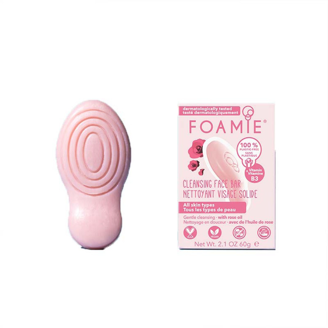 FOAMIE® - FOAMIE NETTOYANT VISAGE 60G - ROSE - TOUS TYPES DE PEAUX