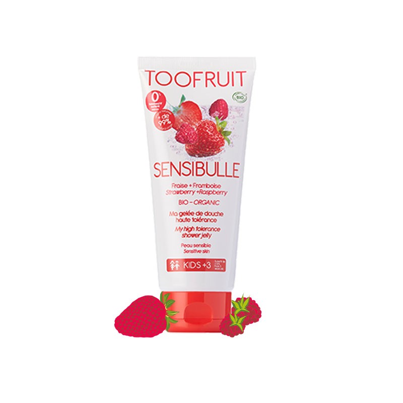 TOOFRUIT - TOOFRUIT SENSIBULLE GELEE DE DOUCHE 200ML - FRAISE FRAMBOISE