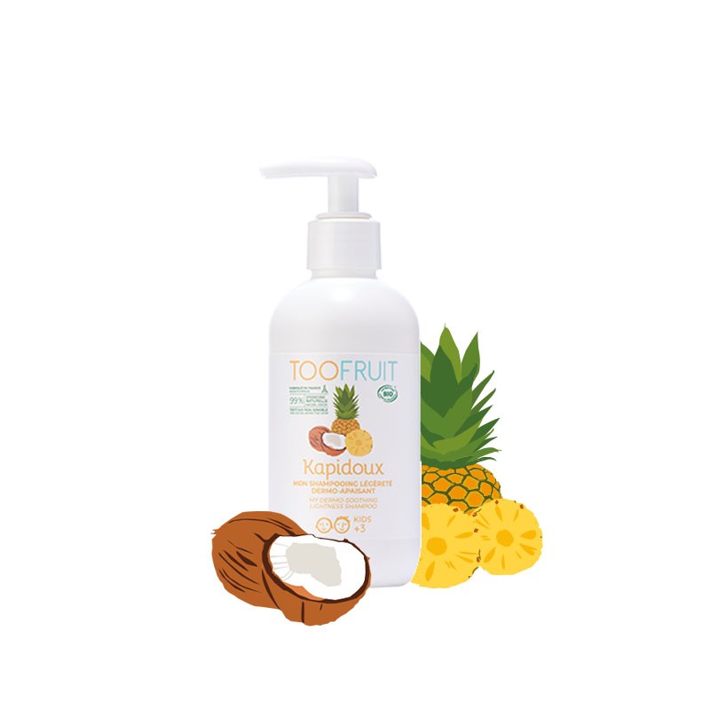 TOOFRUIT - TOOFRUIT KAPIDOUX SHAMPOING 200ML - ANANAS COCO