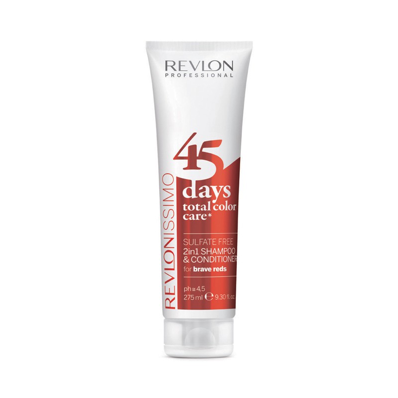 REVLON® - REVLONISSIMO 45 DAYS SHAMPOING / CONDITIONER 275ML - DANGEROUS REDS / BRAVE REDS