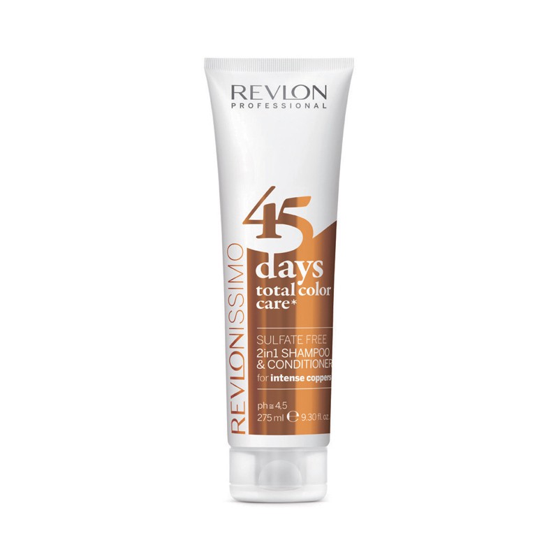 REVLON® - REVLONISSIMO 45 DAYS SHAMPOING / CONDITIONER 275ML - INTENSE COPPERS