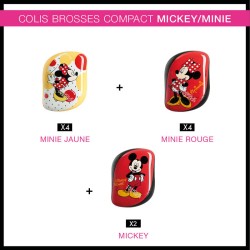 TANGLE TEEZER® - COLIS 10 BROSSES TANGLE TEEZER COMPACT STYLER MICKEY-MINNIE