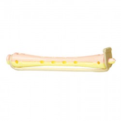 BIGOUDI PERMANENTE ROSE/JAUNE LONG X12