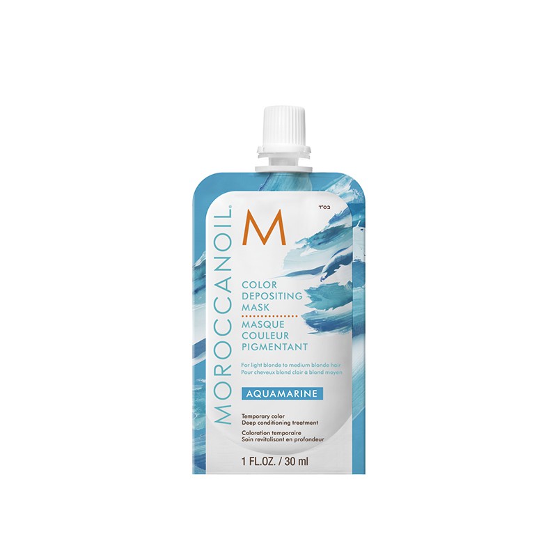 MOROCCANOIL® - MOROCCANOIL MASQUE COULEUR PIGMENTANT 30ML - AIGUE MARINE