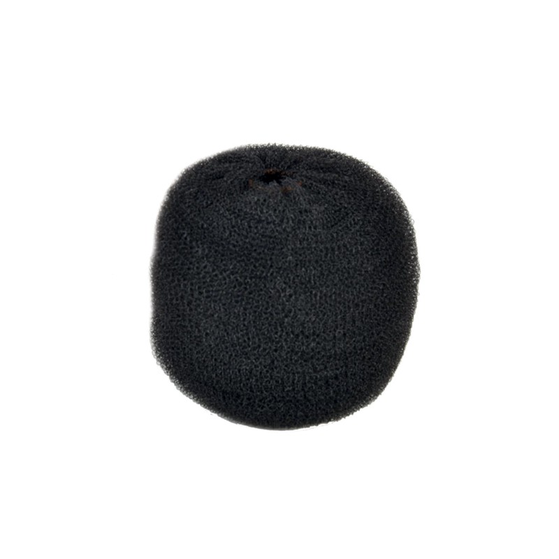 SOLIDA - CREPON CHIGNON DOME 15CM - NOIR