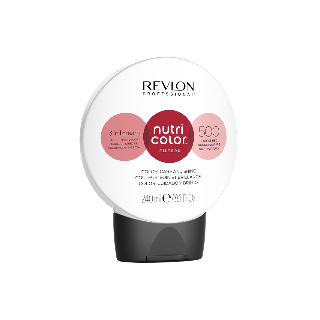 REVLON® - NUTRI COLOR CREME 240ML - 500 ROUGE POURPRE