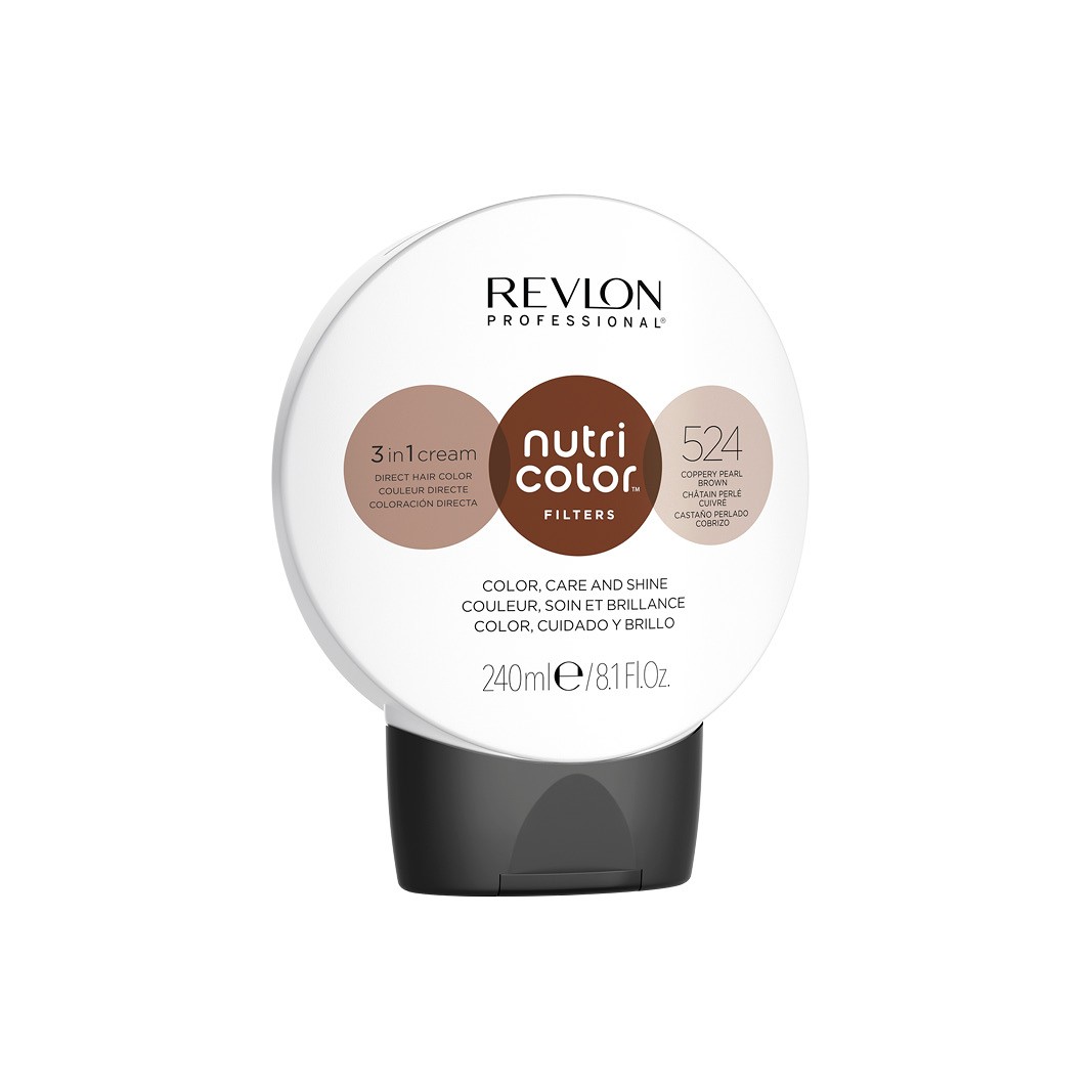 REVLON® - NUTRI COLOR CREME 240ML - 524 MARRON PERLE CUIVRE